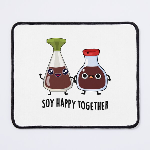 Item preview, Soy Happy Together Soy Sauce Puns designed and sold by punnybone.