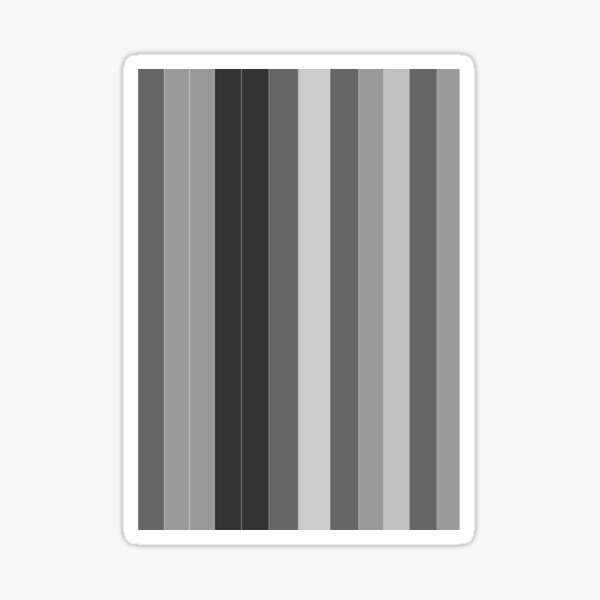 Pegatina «Modo de espera de TV en blanco y negro. Barras verticales de colores» de PeterHanson Pegatina «Modo de espera de TV en blanco y negro. Barras verticales de colores» de PeterHanson