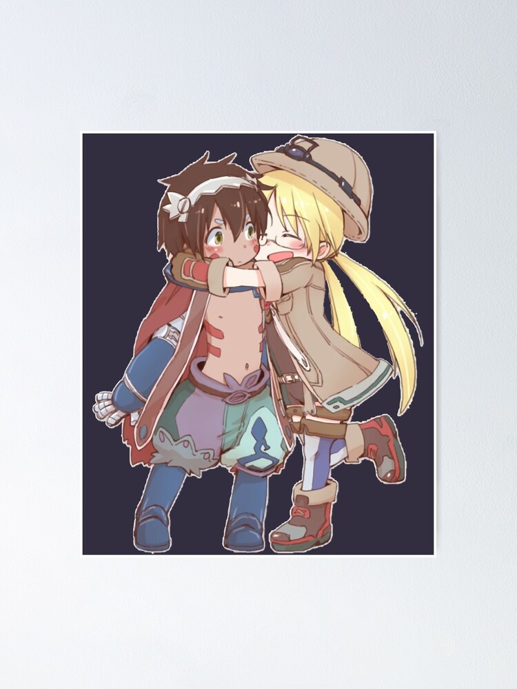 Grey Made In Abyss Anime Poster For Sale By Rolfniemann Redbubble 