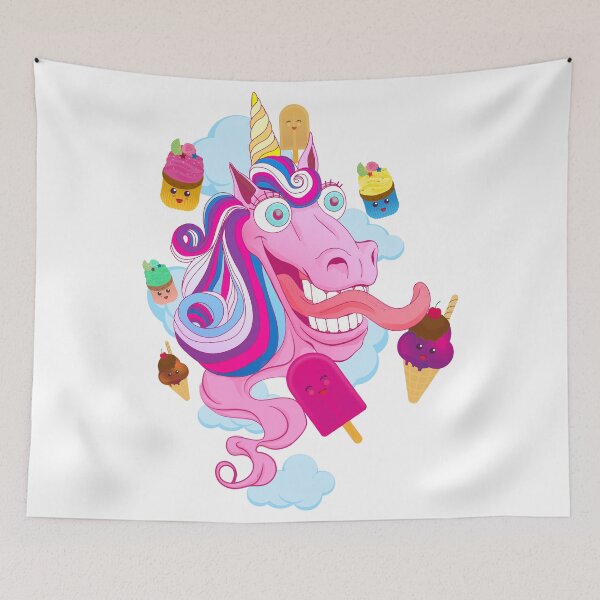 Item preview, Crazy Unicorn designed and sold by distehling.