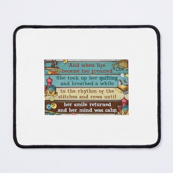 Item preview, Vintage Quilting And When Life Became Too Frenzied She Took Up Her Quilting And Breathed A While poster designed and sold by kieuthanh623.