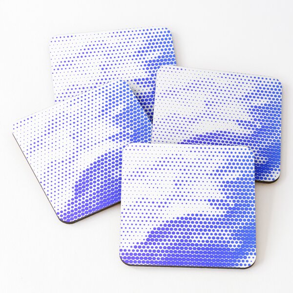 Item preview, Blue White Dots Art designed and sold by Tshirtstory.