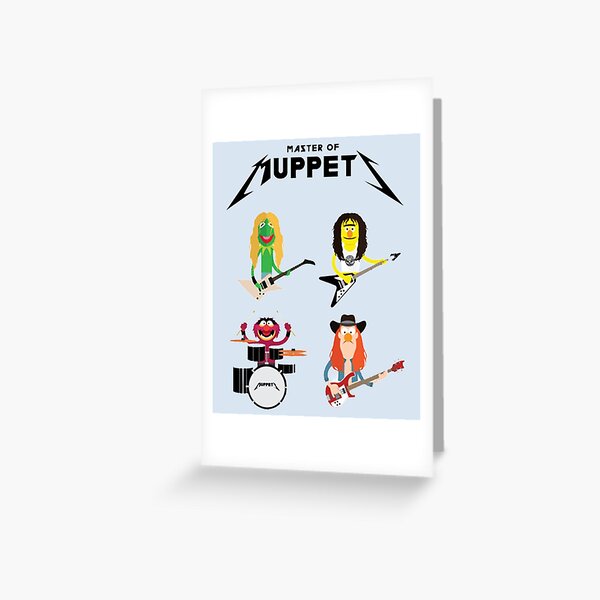 Item preview, Master of Muppets - Muppets as Metallica Band designed and sold by HypatiaMark.