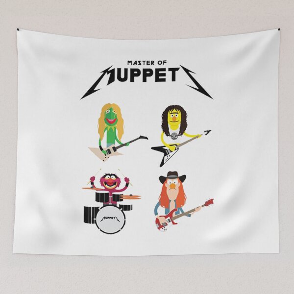 Item preview, Master of Muppets - Muppets as Metallica Band designed and sold by HypatiaMark.