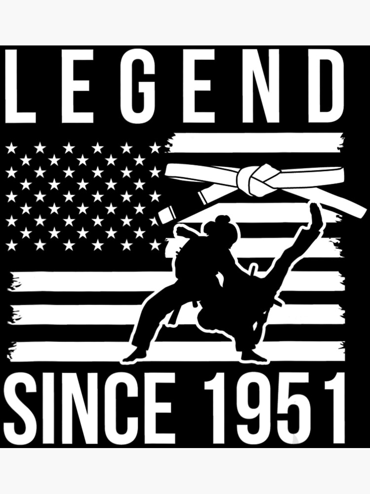"Legend Jiu Jitsu Fighter Since 1951 Brazilian Jiu Jitsu" Poster for