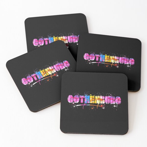 Item preview, Gothenburg Lettering Souvenir - Watercolor Gothenburg designed and sold by Chilwami.