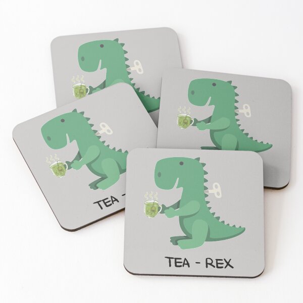 Item preview, tea-rex(green)   designed and sold by WhiteCrowCraft.