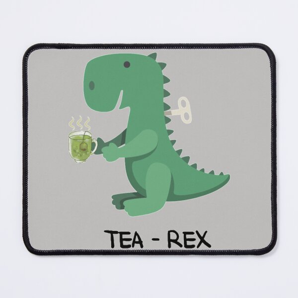Item preview, tea-rex(green) designed and sold by WhiteCrowCraft.