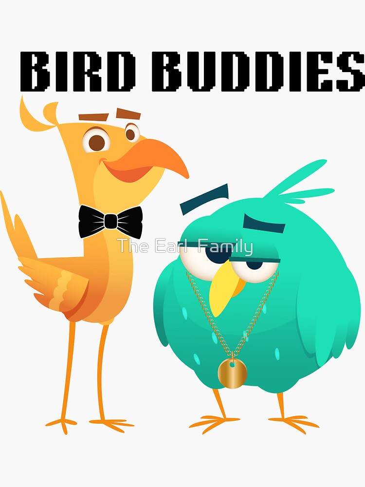 "BIRD BUDDY COLLECTION " Sticker for Sale by SheHoldsWorth Redbubble