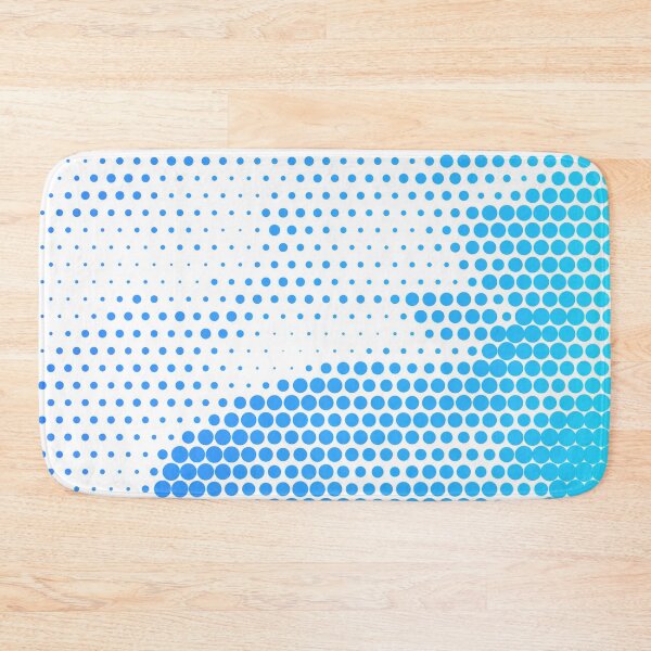 Item preview, White Turquoise Dots Art  designed and sold by Tshirtstory.