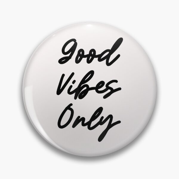 Item preview, Good Vibes Only, Positive Quote, Hand lettering text designed and sold by Chilwami.