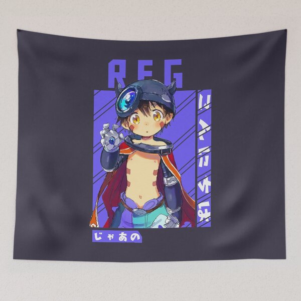 Item preview, Men Women Made In abyss Reg mask sticker tshirt designed and sold by RolfNiemann.