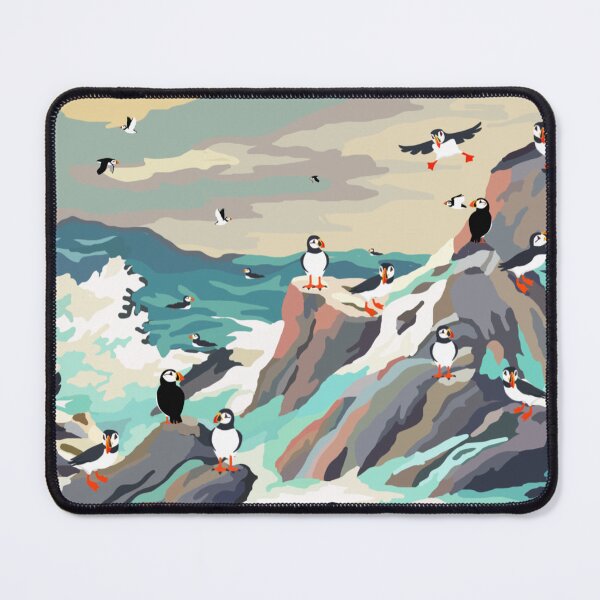 Item preview, Rock of Puffins designed and sold by AlwaysReadyCltv.