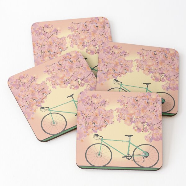 Artikelvorschau, Radfahren mit Kirschblüten entworfen und verkauft von EsjCreative.