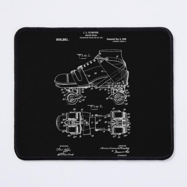 Item preview, Roller Skate Patent White Classic T-Shirt designed and sold by dianesandraon.