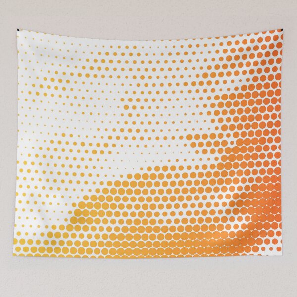 Item preview, Salmon white Abstract Dots Art  designed and sold by Tshirtstory.