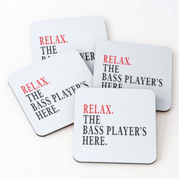 Item preview, Relax The Bass Player is Here designed and sold by HypatiaMark.