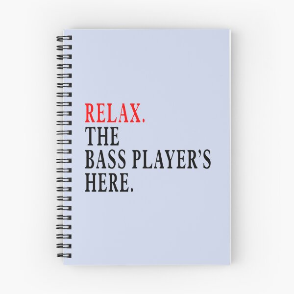 Item preview, Relax The Bass Player is Here designed and sold by HypatiaMark.