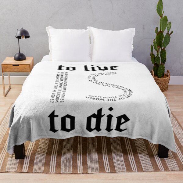 Item preview, To Live is To Die Word Artwork designed and sold by HypatiaMark.
