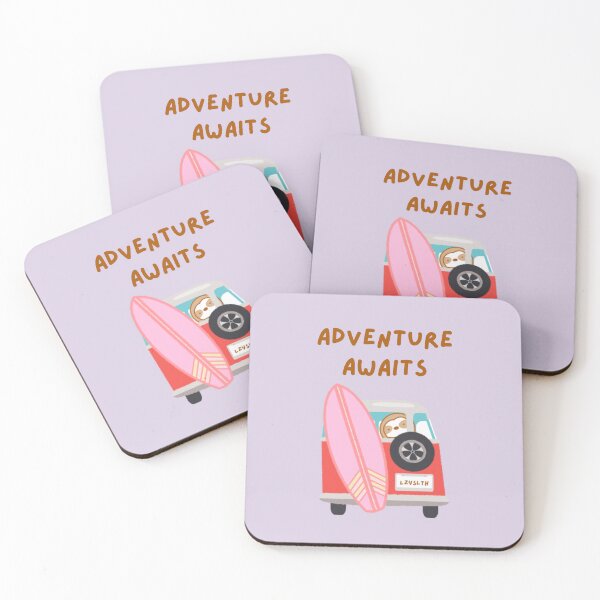 Item preview, Adventure Awaits Sloth  designed and sold by theslothinme.