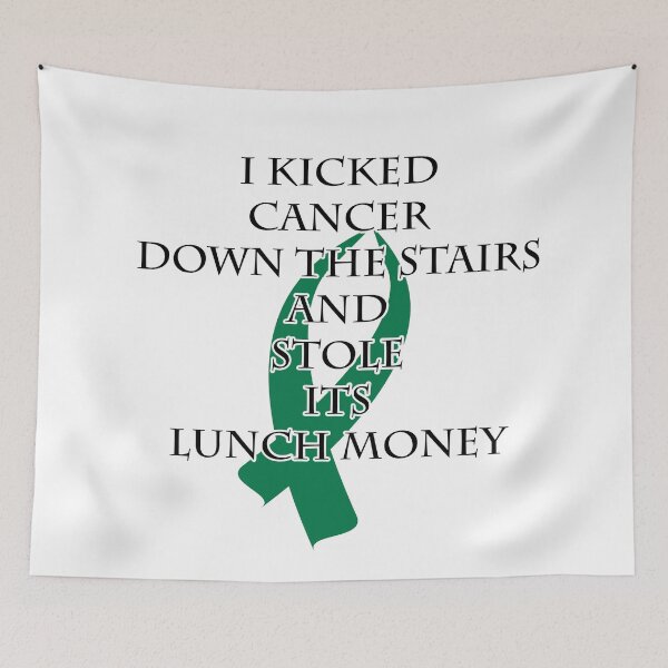 Item preview, Cancer Bully (Green Ribbon)  designed and sold by blakcirclegirl.