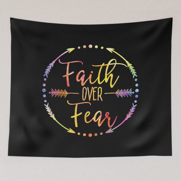 Item preview, Faith Over Fear Arrow Cute Lettering Inspirational Christian_1 designed and sold by Chilwami.