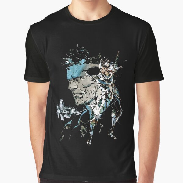 Vista previa del artículo con la obra «Metal Gear Solid Serpiente y Raiden», diseñado y vendido por AnjelaoStore.