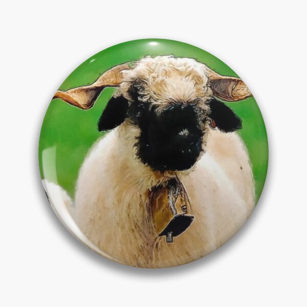 Item preview, Swiss Valais Blacknose Sheep family, Cute farm animal, Walliser Schwarznasenschaf, Fluffy sheep designed and sold by Trendymotion.