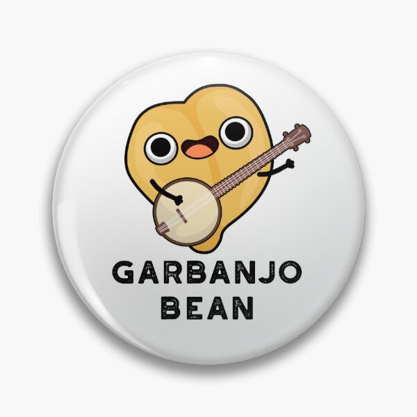 Item preview, Gar-banjo Garbanzo Bean Funny Banjo Puns  designed and sold by punnybone.