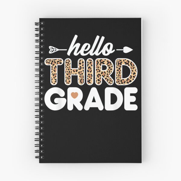 Item preview, Hello 3rd Grade Leopard designed and sold by Phyllis Watlington.