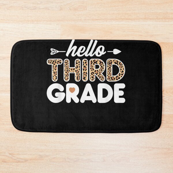 Item preview, Hello 3rd Grade Leopard designed and sold by Phyllis Watlington.