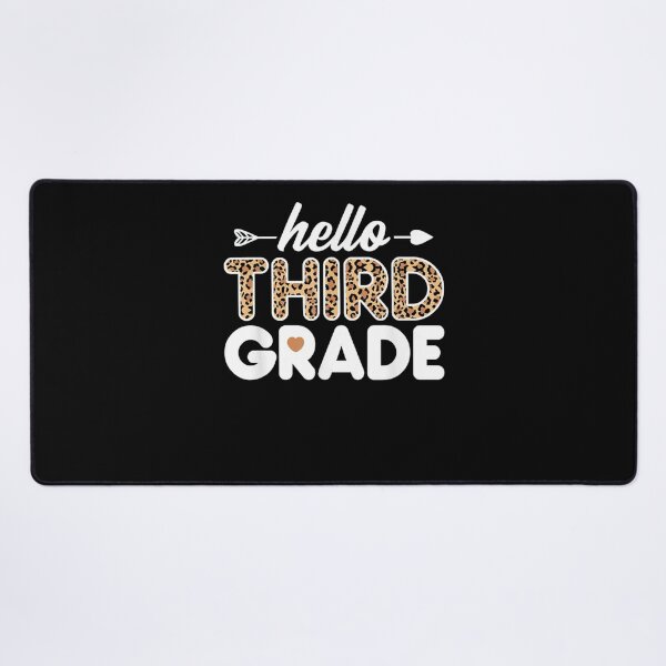 Item preview, Hello 3rd Grade Leopard designed and sold by Phyllis Watlington.