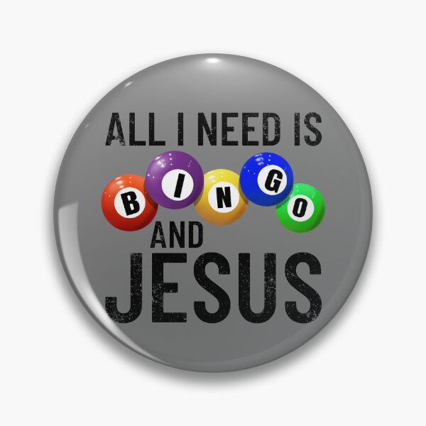 Item preview, All I Need Is Bingo And Jesus Bingo Player Gambling Bingo Gear designed and sold by DynamicDesign.
