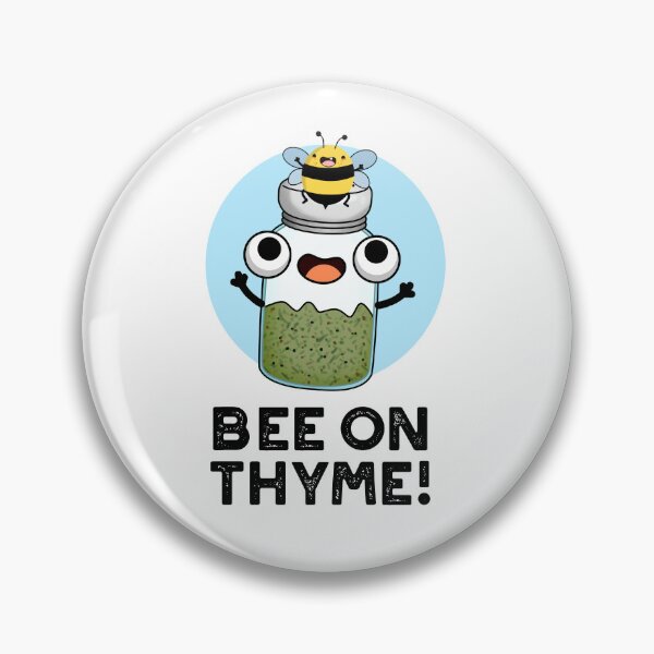 Item preview, Bee On Thyme Funny Herb Bug Puns  designed and sold by punnybone.