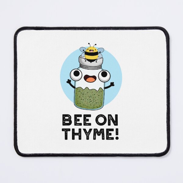 Item preview, Bee On Thyme Funny Herb Bug Puns designed and sold by punnybone.