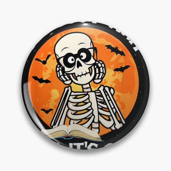 Item preview, I'll Just Wait Until It's Quiet Skeleton designed and sold by Phyllis Watlington.