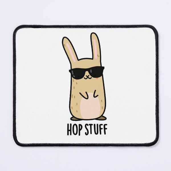 Item preview, Hop Stuff Funny Bunny Rabbit Puns  designed and sold by punnybone.