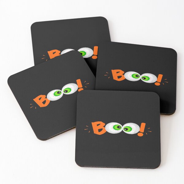 Item preview, Halloween eyes with boo lettering designed and sold by Chilwami.