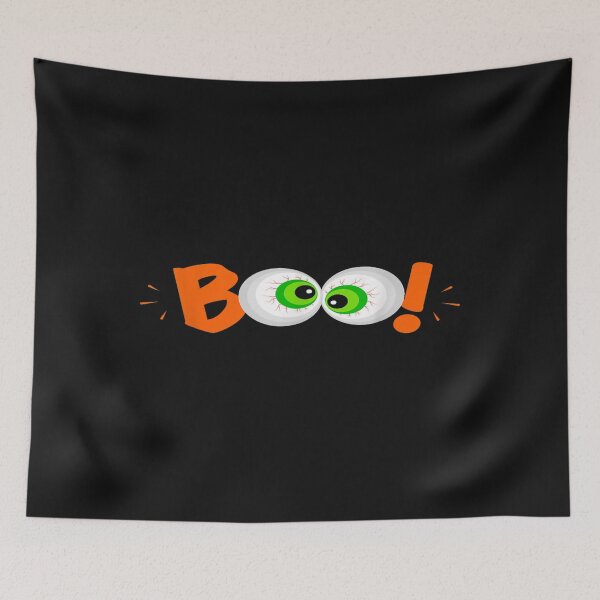 Item preview, Halloween eyes with boo lettering designed and sold by Chilwami.