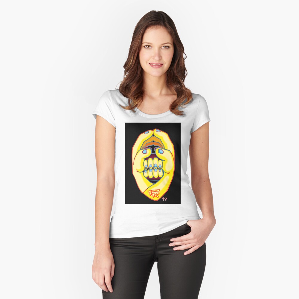 Item preview, Fitted Scoop T-Shirt designed and sold by ThalidomideDog.