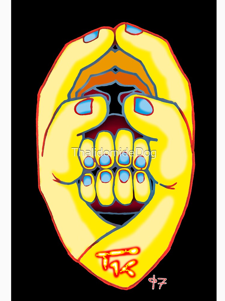 Thumbnail 7 of 7, Classic T-Shirt, Hand Head designed and sold by ThalidomideDog.