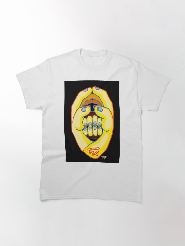 Thumbnail 3 of 7, Classic T-Shirt, Hand Head designed and sold by ThalidomideDog.