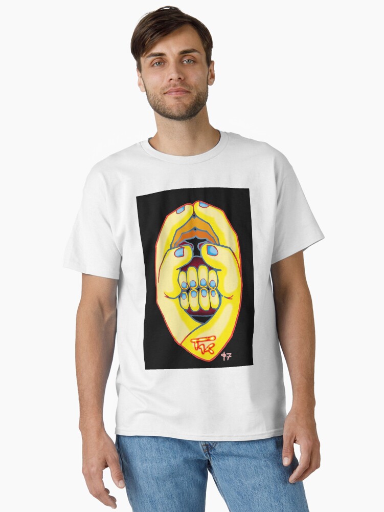 Thumbnail 1 of 7, Classic T-Shirt, Hand Head designed and sold by ThalidomideDog.