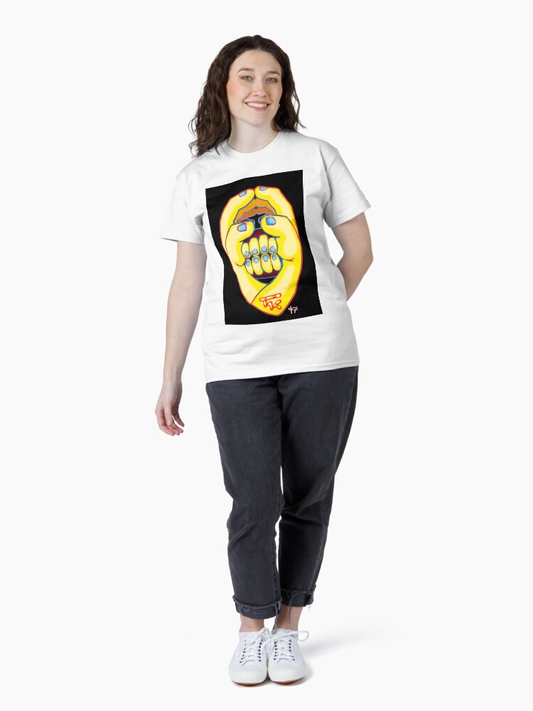 Thumbnail 4 of 7, Classic T-Shirt, Hand Head designed and sold by ThalidomideDog.