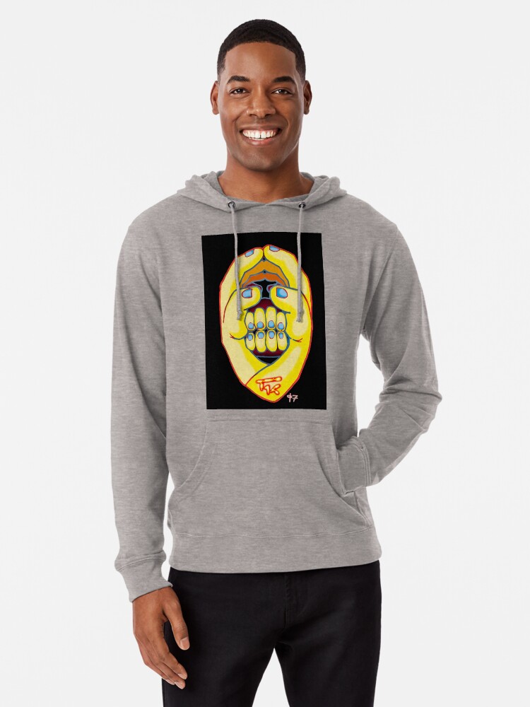 Thumbnail 1 of 5, Lightweight Hoodie, Hand Head designed and sold by ThalidomideDog.