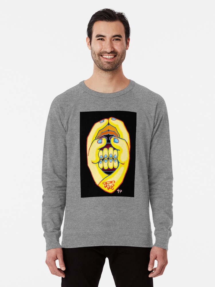 Thumbnail 1 of 5, Lightweight Sweatshirt, Hand Head designed and sold by ThalidomideDog.