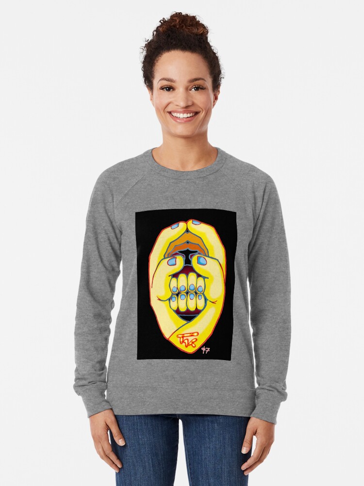 Thumbnail 2 of 5, Lightweight Sweatshirt, Hand Head designed and sold by ThalidomideDog.