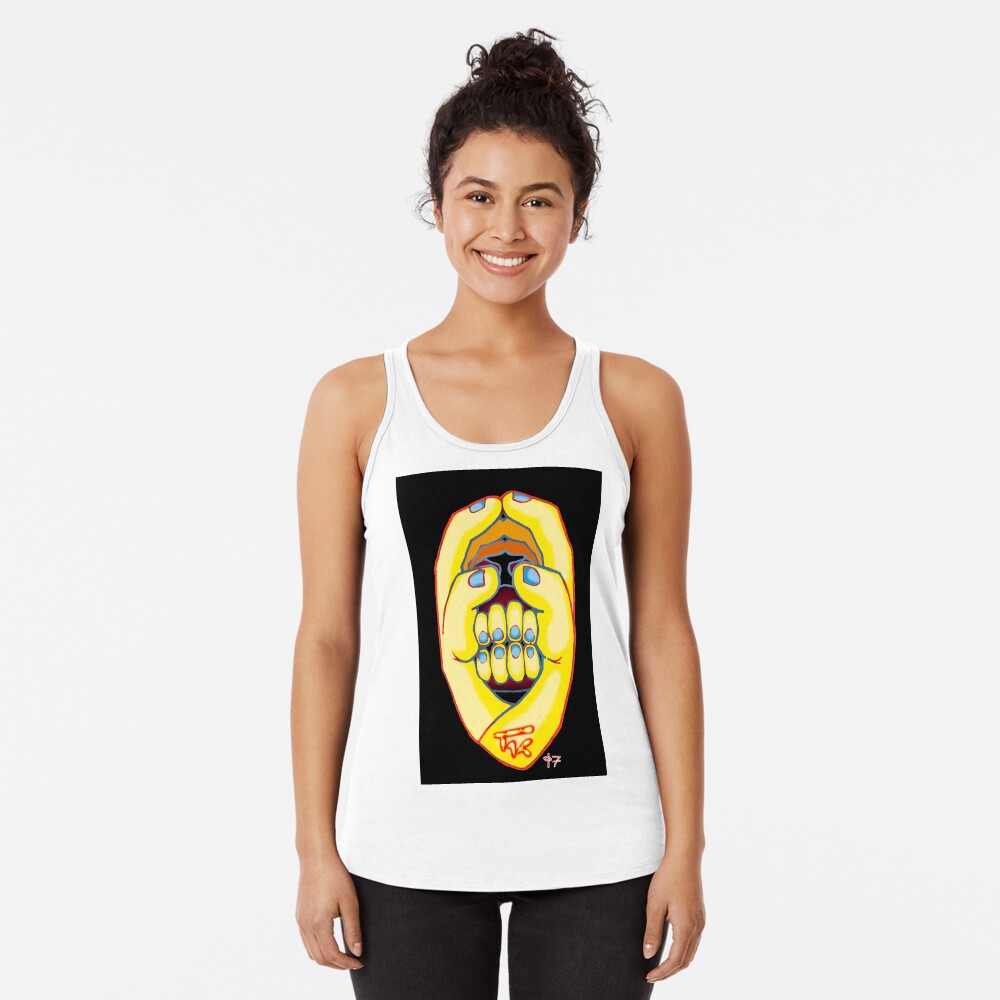 Item preview, Racerback Tank Top designed and sold by ThalidomideDog.