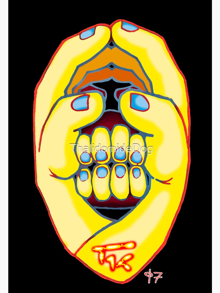 Thumbnail 6 of 6, Premium T-Shirt, Hand Head designed and sold by ThalidomideDog.