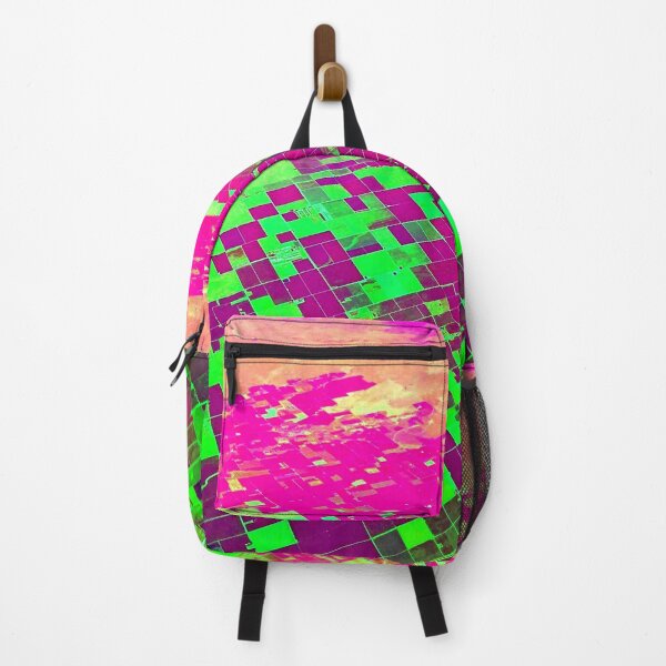Item preview, Landscape abstract in neon colors by Iritof designed and sold by iritof.